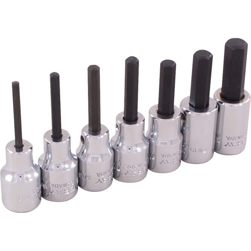 Hex Head Socket Set, Hex, 3/8" Drive, 7 Pcs Seagulf Marine Industries Inc.