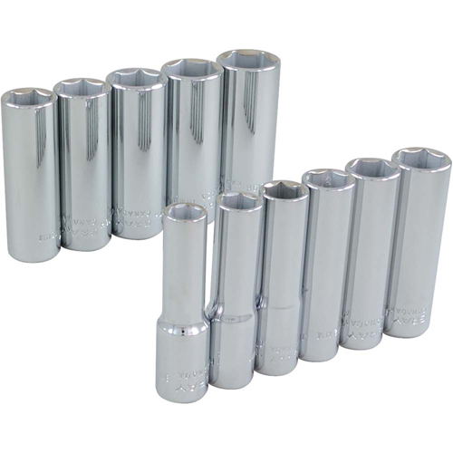 Socket Set, 11 Pcs, 3/8" Drive Size, Deep Seagulf Marine Industries Inc.