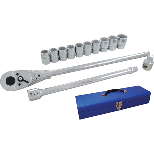 Socket & Attachment Set, 15 Pcs, 3/4" Drive Size Seagulf Marine Industries Inc.