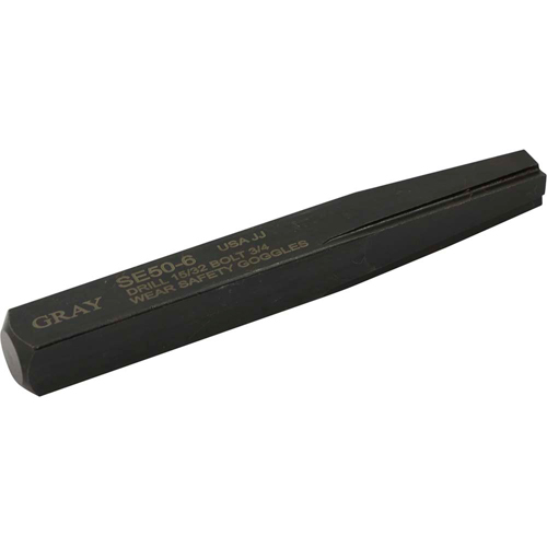 Straight Type Screw Extractor, 6, For Screw Size 3/4", Carbide Seagulf Marine Industries Inc.