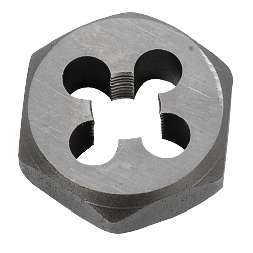 Hex Rethreading Die Nut, 1"/1-1/16" Dia., 1/8"-27 Thread, Carbon Steel/Chromium Steel Seagulf Marine Industries Inc.