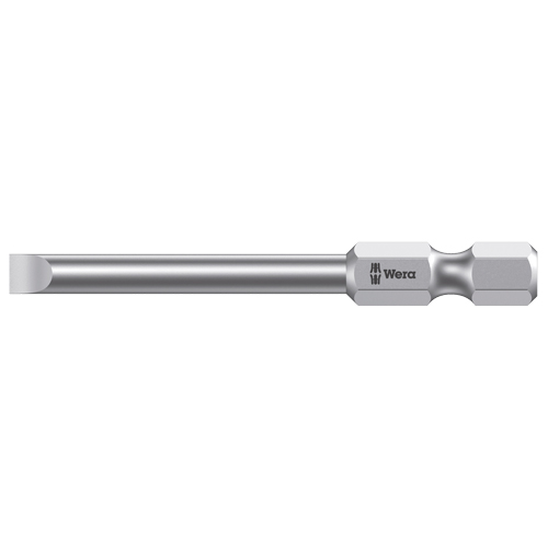 Power Screwdriver Bit, Slot, 3 mm Tip, 1/4" Drive Size, 2-3/4" Length Seagulf Marine Industries Inc.