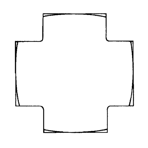 Cross 1/8" NPT Seagulf Marine Industries Inc.