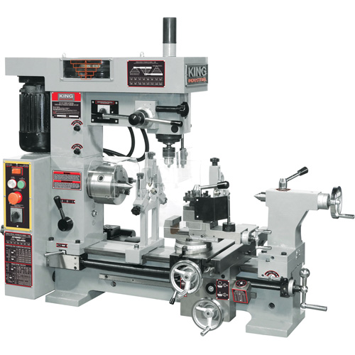 Combo Lathe/Milling Machine, 43" L x 19-1/2" W x 38" H Seagulf Marine Industries Inc.