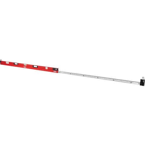 Niveau extensible RedStick, Poutre en I, 12' lo, Aluminium, 3, Magn&eacute;tique Seagulf Marine Industries Inc.