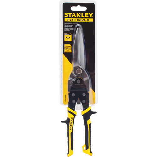 Fatmax&reg; Long Cut Snips, 3-9/50" Cut Length, Straight Cut Seagulf Marine Industries Inc.