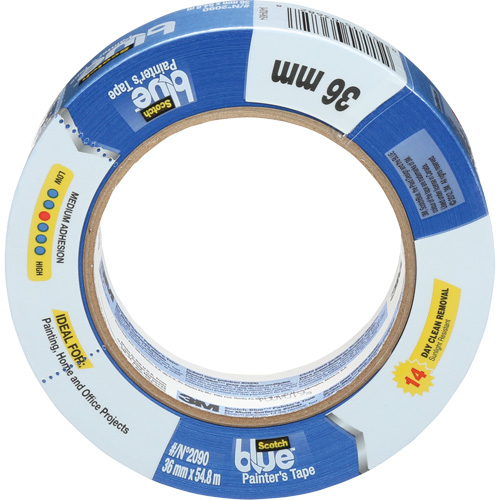 Ruban pour peintre ScotchBlue Original 2090, 36 mm (1-2/5") x 55 m (180'), Bleu Seagulf Marine Industries Inc.