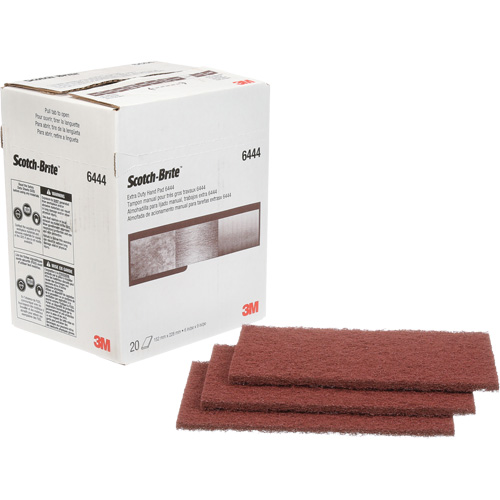 Scotch-Brite Extra-Duty Hand Pad, Aluminum Oxide, 9" x 6", Fine Grit Seagulf Marine Industries Inc.