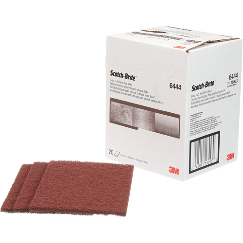 Scotch-Brite Extra-Duty Hand Pad, Aluminum Oxide, 9" x 6", Fine Grit Seagulf Marine Industries Inc.