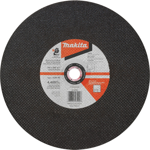 Abrasive Cut-Off Wheel, 14" x 3/32", 1" Arbor, Type 1, Aluminum Oxide, 4400 RPM Seagulf Marine Industries Inc.