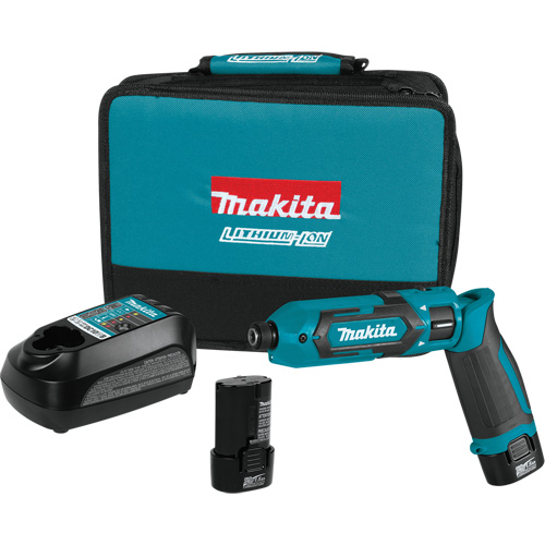 Impact Driver Kit, 1/4", 220 in-lbs Max. Torque, 7.2 V, Lithium-Ion Seagulf Marine Industries Inc.