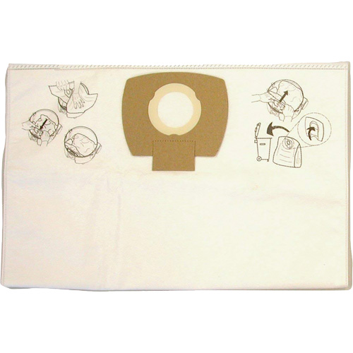 Sacs-filtre en papier pour aspirateur, 8 gal. US Seagulf Marine Industries Inc.