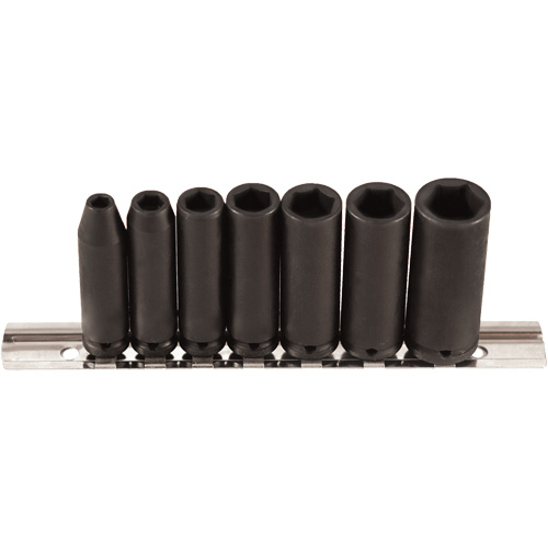 Socket Set, 7 Pcs, Impact, 1/4" Drive Size, Deep Seagulf Marine Industries Inc.