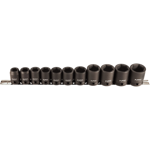 Socket Set, 11 Pcs, Impact, 1/2" Drive Size Seagulf Marine Industries Inc.