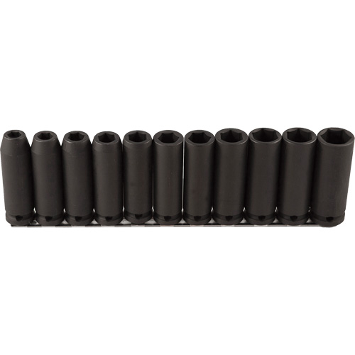 Long Socket Set, 11 Pcs, Impact, 1/2" Drive Size, Deep Seagulf Marine Industries Inc.