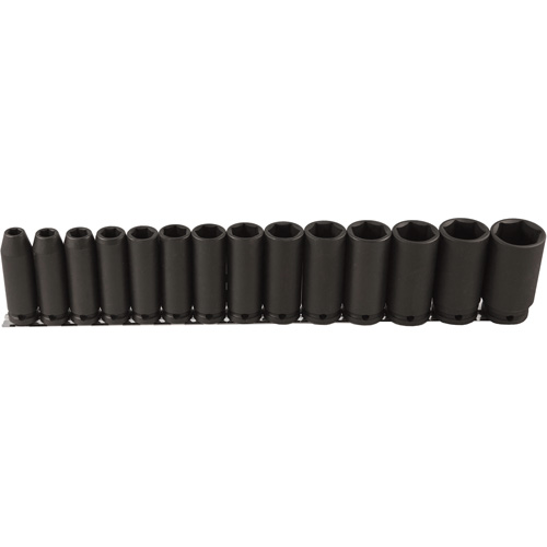 Long Socket Set, 14 Pcs, Impact, 1/2" Drive Size, Deep Seagulf Marine Industries Inc.