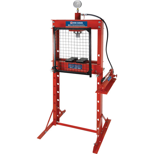 Hydraulic Shop Press with Grid Guard, 20 tons Capacity Seagulf Marine Industries Inc.