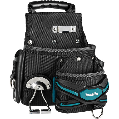TH3 Roofer & General-Purpose Pouch, Multiple Tool Holder, Leather/Polyester/Polypropylene, 2 Pockets Seagulf Marine Industries Inc.