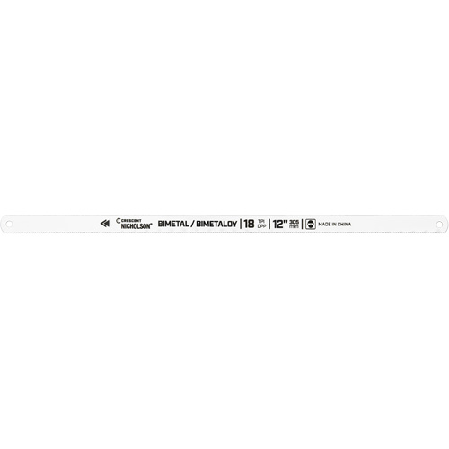 Lames pour scie &agrave; m&eacute;taux Bi-Metaloy, Bim&eacute;tal, 12" lo, 18 dents par pouce Seagulf Marine Industries Inc.