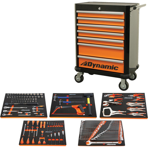 Ensemble d'outils pour m&eacute;canicien automobile avec armoire roulante Seagulf Marine Industries Inc.