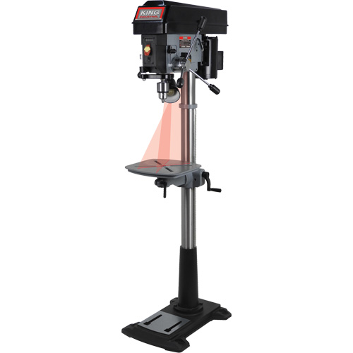 Perceuse &agrave; colonne &agrave; vitesse variable, 15", Mandrin 5/8", 3300 tr/min Seagulf Marine Industries Inc.