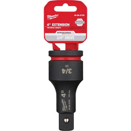 Shockwave Impact Duty Socket Extension, Impact, 3/4" Drive, 4" L Seagulf Marine Industries Inc.