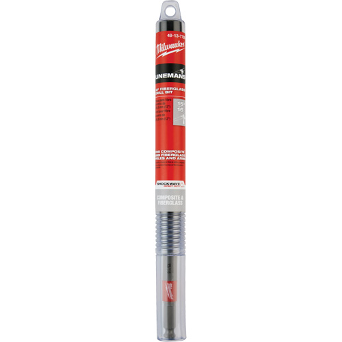 Shockwave Impact Duty Lineman's Fiberglass Drill Bit, 15/16", Carbide Seagulf Marine Industries Inc.