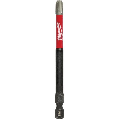 Embout de tournevis Shockwave Impact Duty, Phillips, Embout #3, Prise 1/4", Longueur 3-1/2" Seagulf Marine Industries Inc.