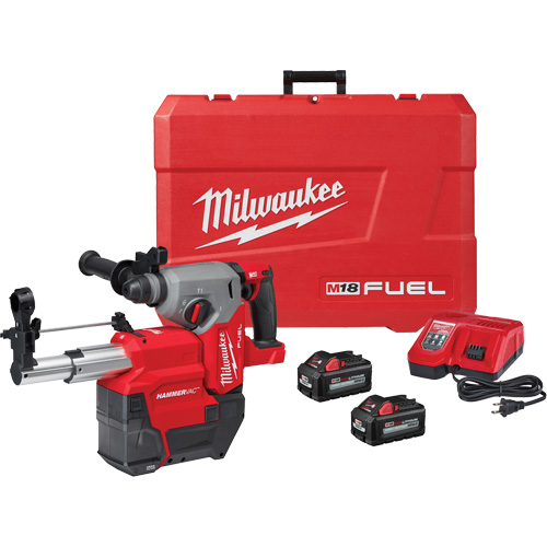 M18 Fuel SDS Plus Rotary Hammer Dust Extractor Kit, 18 V, 1", 2 ft-lbs., 1330 RPM Seagulf Marine Industries Inc.