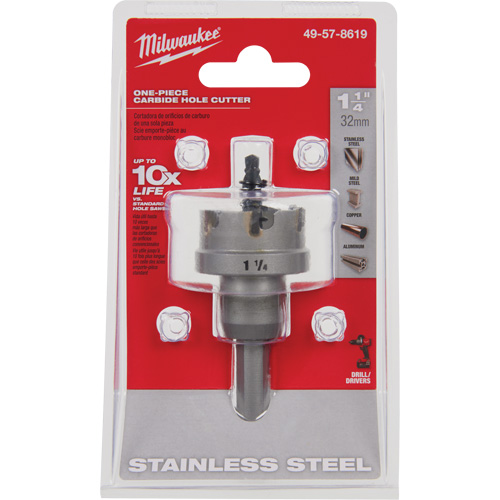 Scies-cloches au carbure monobloc, 1-1/4", Profondeur de la coupe de 3/16" Seagulf Marine Industries Inc.