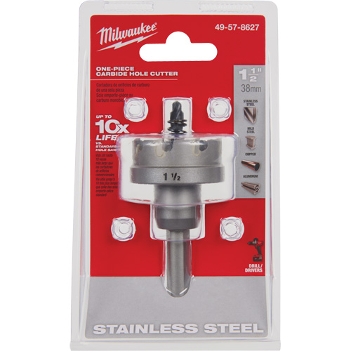 One-Piece Carbide Hole Cutters, 1-1/2", 3/16" Depth of Cut Seagulf Marine Industries Inc.