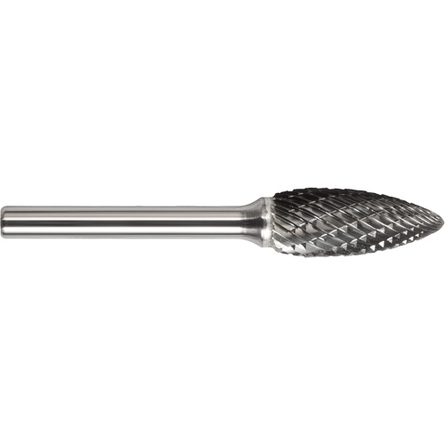 DRILLCO Magnum Double Cut Solid Carbide Burr, SF-5, 1/2" Dia., 1" Depth of Cut Seagulf Marine Industries Inc.