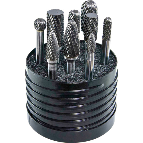 DRILLCO Magnum SET 1 Solid Carbide Double Cut Burr Set, 8 Pieces Seagulf Marine Industries Inc.
