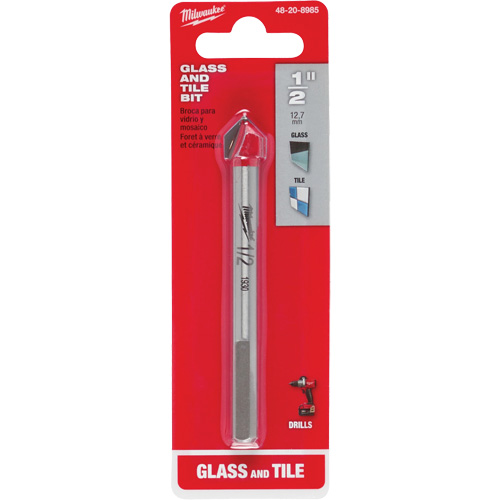 Glass & Tile Bit, 1/2", Carbide Seagulf Marine Industries Inc.