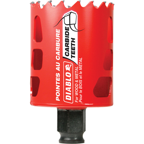Scie cloche pour bois et m&eacute;tal, 2", Profondeur de la coupe 2-3/8", Carbure Seagulf Marine Industries Inc.