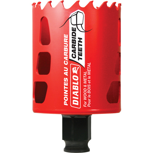 Scie cloche pour bois et m&eacute;tal, 2-1/4", Profondeur de la coupe 2-3/8", Carbure Seagulf Marine Industries Inc.