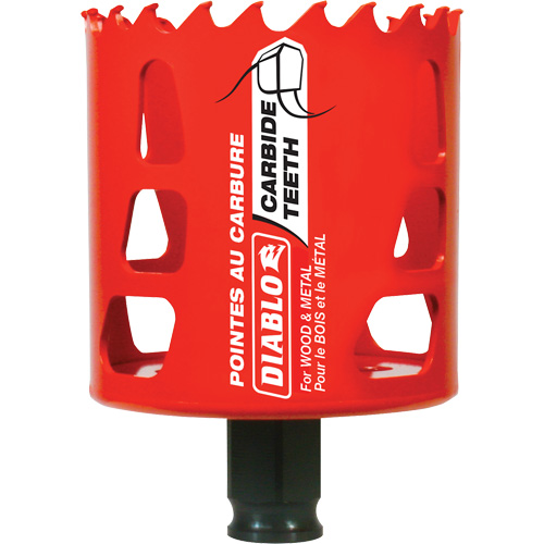 Scie cloche pour bois et m&eacute;tal, 2-1/2", Profondeur de la coupe 2-3/8", Carbure Seagulf Marine Industries Inc.