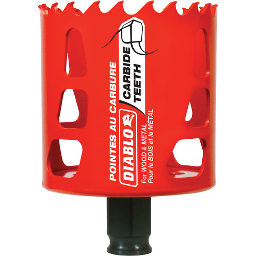 Wood & Metal Hole Saw, 2-9/16", 2-3/8" Depth of Cut, Carbide Seagulf Marine Industries Inc.