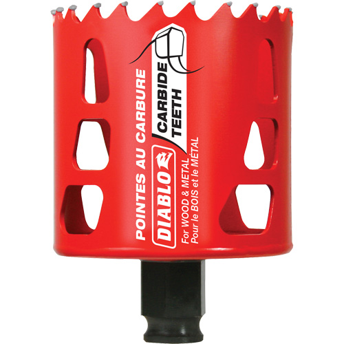 Wood & Metal Hole Saw, 2-5/8", 2-3/8" Depth of Cut, Carbide Seagulf Marine Industries Inc.