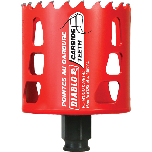 Wood & Metal Hole Saw, 2-11/16", 2-3/8" Depth of Cut, Carbide Seagulf Marine Industries Inc.