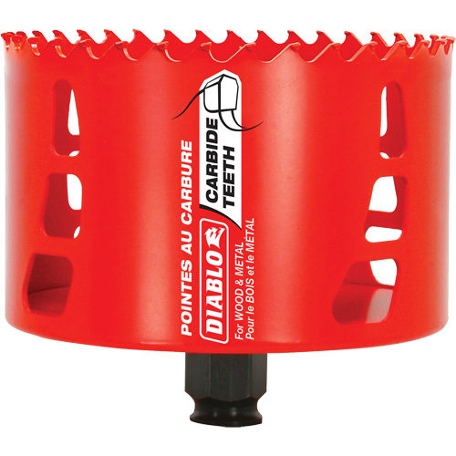 Wood & Metal Hole Saw, 4-1/8", 2-3/8" Depth of Cut, Carbide Seagulf Marine Industries Inc.