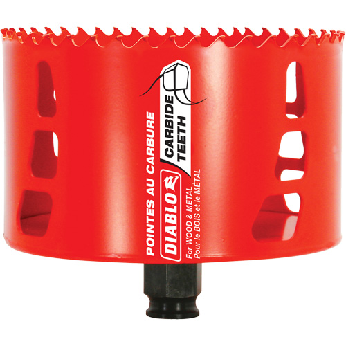 Wood & Metal Hole Saw, 4-1/4", 2-3/8" Depth of Cut, Carbide Seagulf Marine Industries Inc.