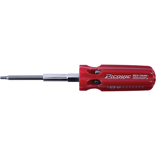 Hex-Calibre Metric Multi-Bit Screwdriver, Plastic Handle Seagulf Marine Industries Inc.