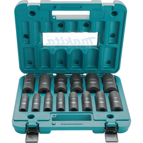 Well Socket Set, 14 Pcs, Impact, 1/2" Drive Size, Deep Seagulf Marine Industries Inc.