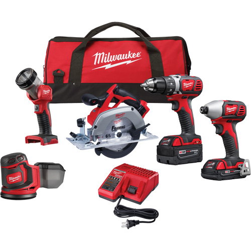 M18 5-Tool Combo Kit, Lithium-Ion, 18 V Seagulf Marine Industries Inc.