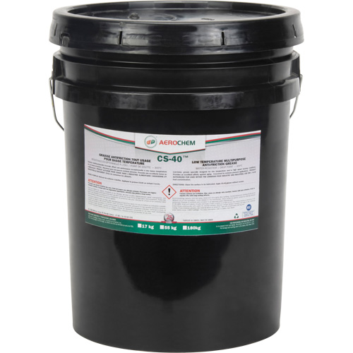AEROCHEM CS-40 Low-Temperature Multi-Purpose Grease, 17 kg, Pail Seagulf Marine Industries Inc.