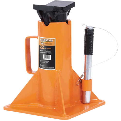 878B Heavy-Duty Jack Stand, Locking Pin, 22 Ton(s) Capacity, 13-3/4" - 19-3/4" H Seagulf Marine Industries Inc.