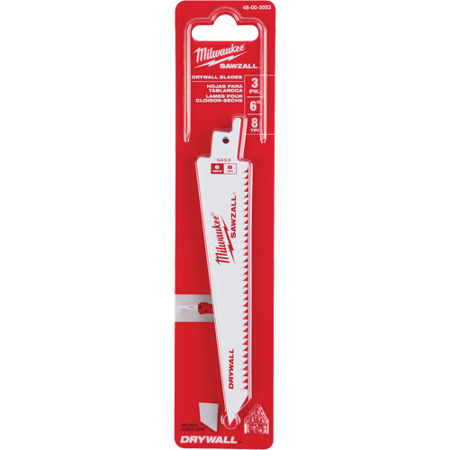 Lames Sawzall 8 TPI pour cloison s&egrave;che Seagulf Marine Industries Inc.