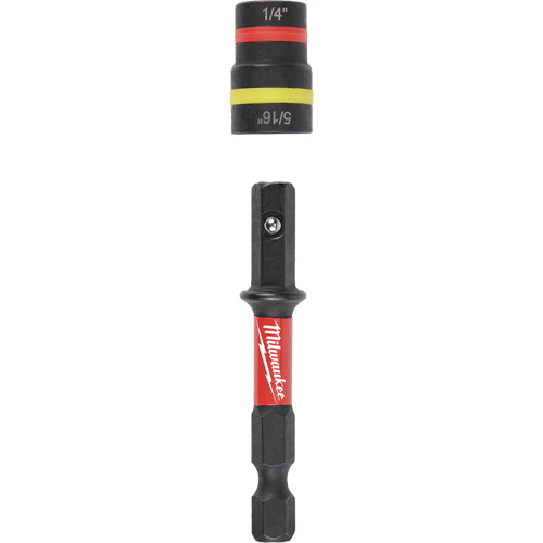 Shockwave Impact Duty Quik-Clear 2-in-1 Nut Driver, 5/16"/1/4" Drive, 2-1/4" L, Magnetic Seagulf Marine Industries Inc.