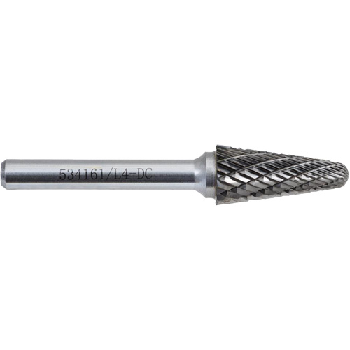 L4-DC JET-KUT Taper Shape Bur 9 (Radius End), 1/2" Dia. Seagulf Marine Industries Inc.
